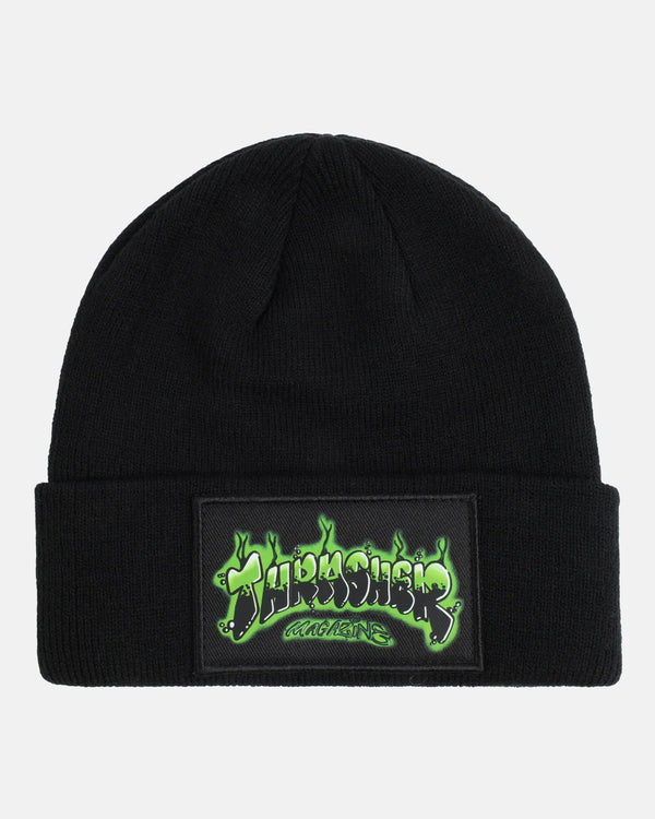 Thrasher - Airbrush Beanie (Black) *SALE